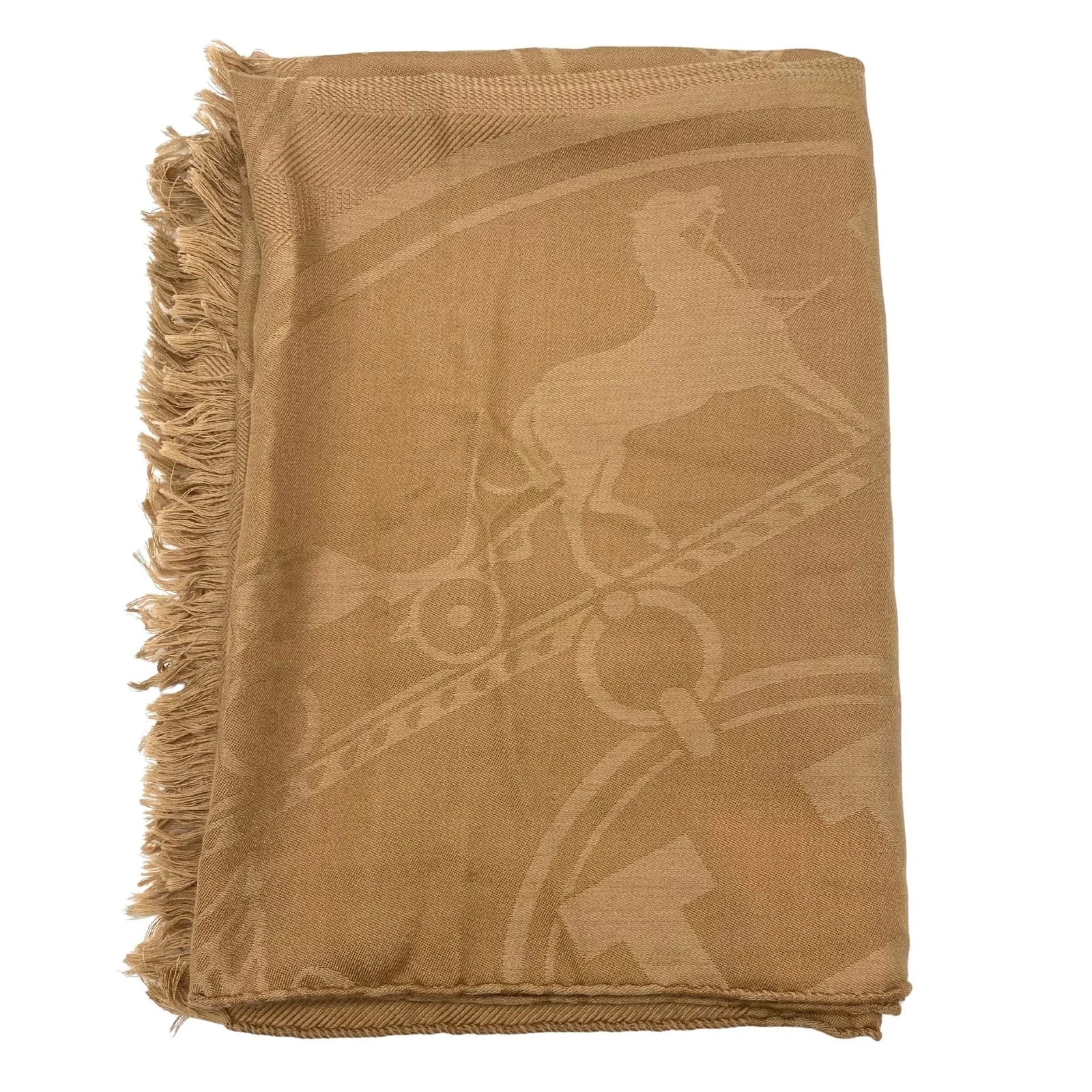 Hermès — Hermes Kraft Libris Stole — Accessory — resale