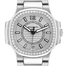 Patek Philippe — Patek Philippe Nautilus Steel Diamond Bezel 7008A 7008 Box Papers — Watch — resale