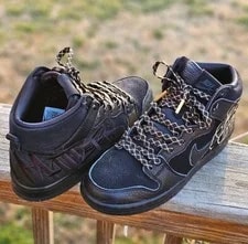 Nike SB Dunk High X Faust Size 8 Used With BOX AND Laces 2
