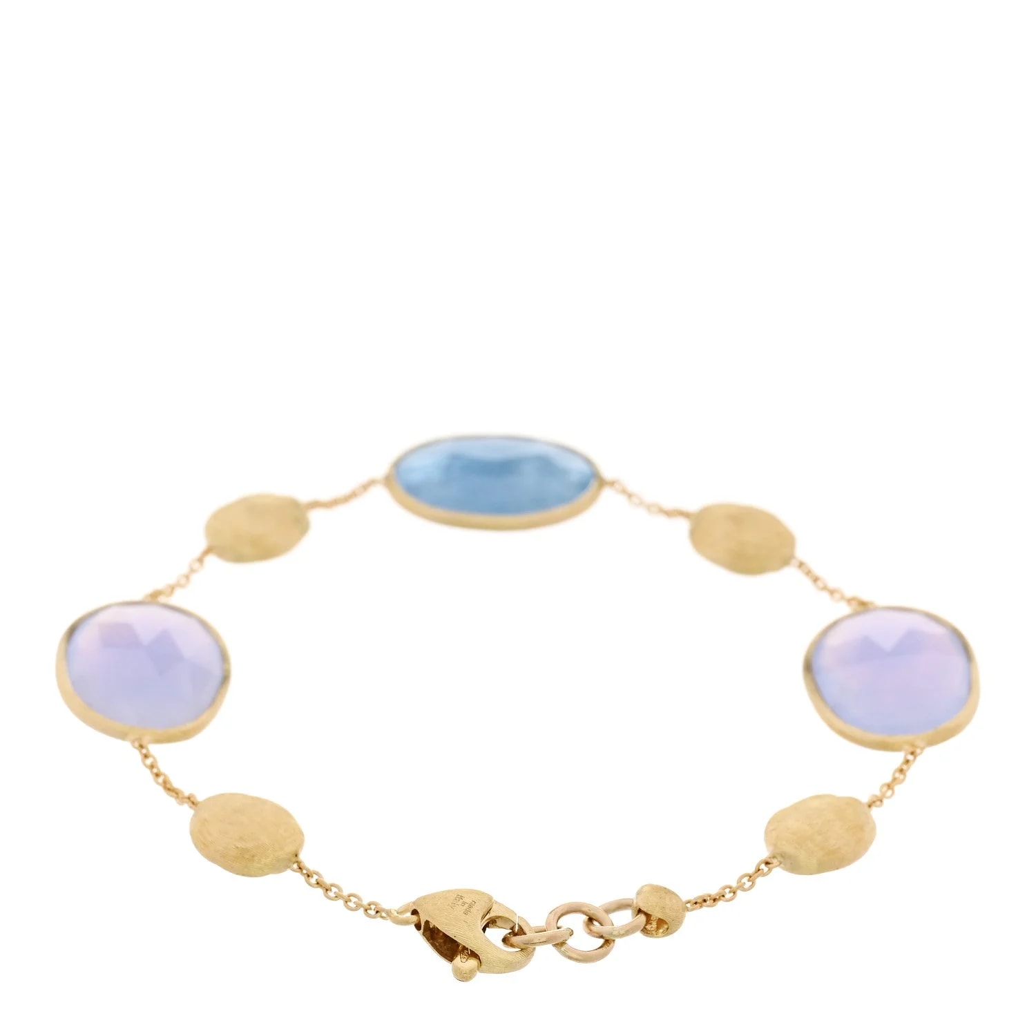 18K Yellow Gold Chalcedony Siviglia 2