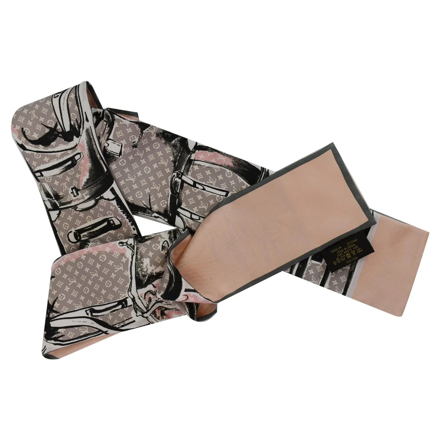 Louis Vuitton Trunks Bandeau Scarf Poudre 3