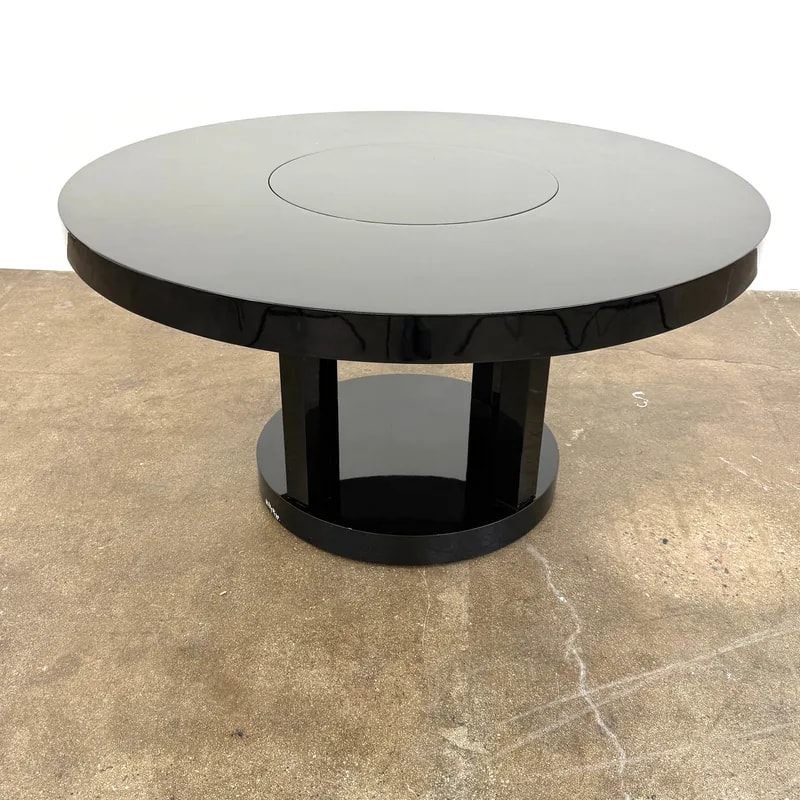 Willy Rizzo Cassia Carello Dining With Revolving Tray 3