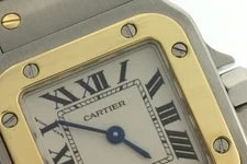 Cartier Santos Galbee SM W20012C4 K18Yellow Gold 26.2mm Ivory Dial 2001 #DW1949 4