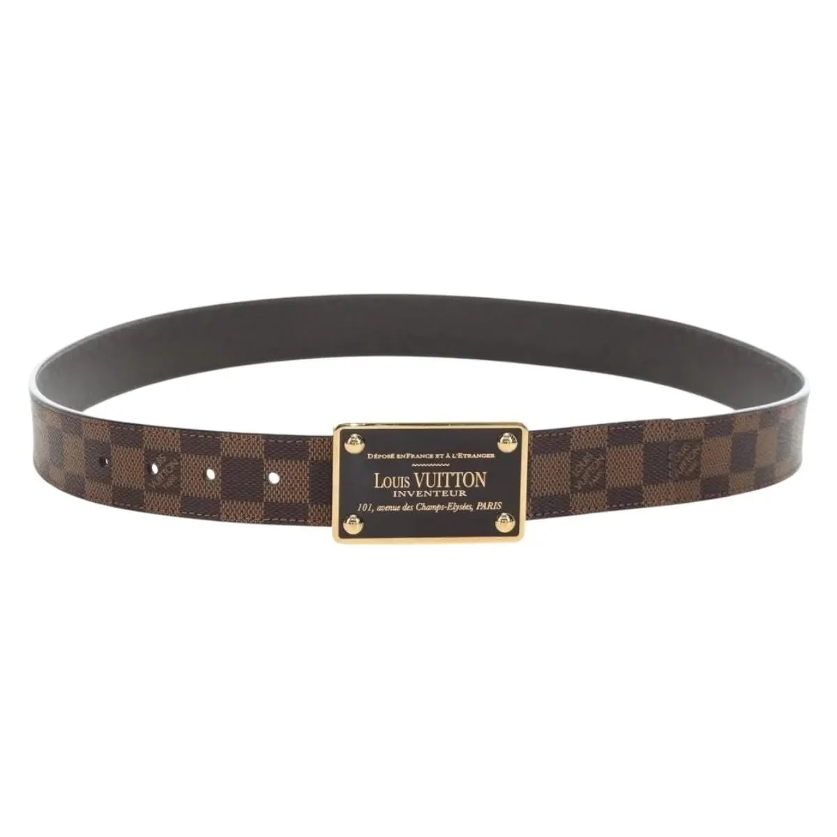 Louis Vuitton — Louis Vuitton Inventeur Belt Belts Accessory — Accessory — resale