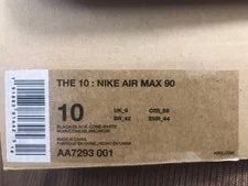 Off-White Air Max 90 US 10 New 2