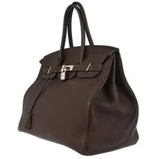 Hermes Chocolat Birkin 35 B01 □O 167233 3