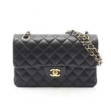 Chanel — Chanel Matelasse W Flap Lamb Sheep GHW — Handbag — resale