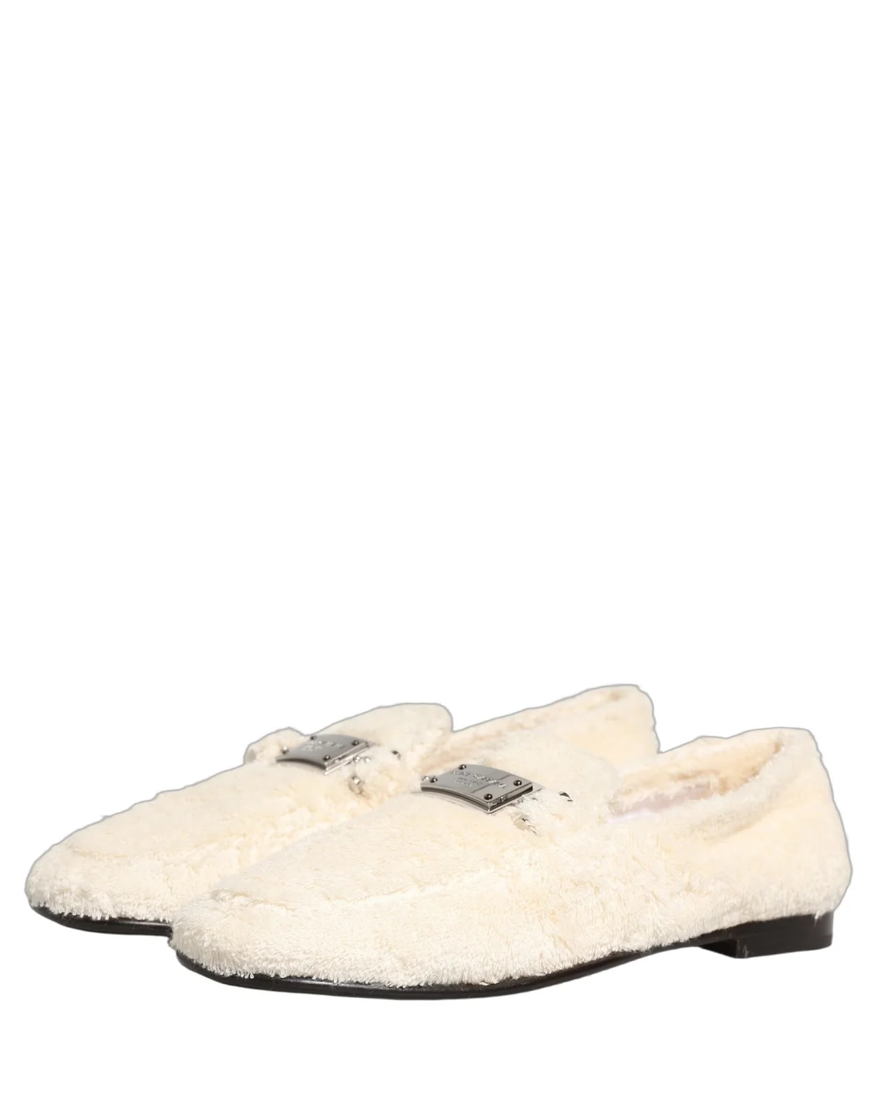 Dolce & Gabbana Fur Dress Loafers Shoes 3