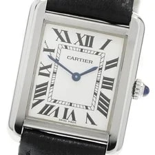 Cartier — Cartier Tank Solo SM WSTA0030 Silver Dial Quartz Watch_958799 — Watch — resale