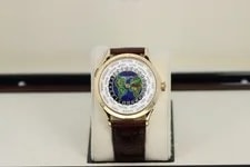 Patek Philippe — Patek Philippe World Time 5231J-001 Grand Feu Cloisonne Enamel 18kt Yellow Gold — Watch — resale