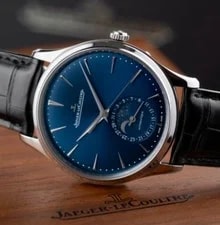 Jaeger-LeCoultre — NEW Jaeger-LeCoultre Master Ultra Thin Moonphase Blue Dial Q1368480 — Watch — resale