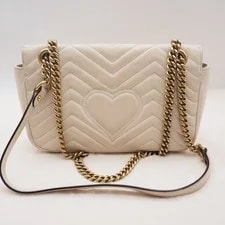 Gucci GG Marmont Flap Matelasse Auth Ebay AG 100% 3