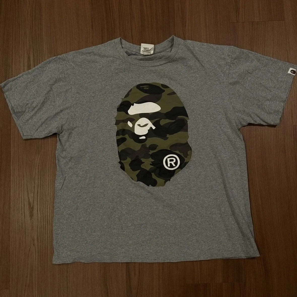 BAPE — Bape 1st Camo Big Head Ape T-Shirt — streetwear — resale