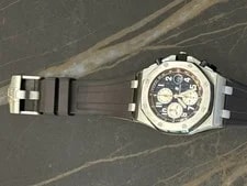 Audemars Piguet Royal Oak Offshore 42mm Blue Dial Auto Chronograph Rubber 2