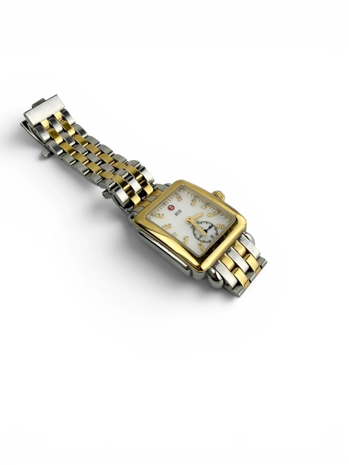 Michele Deco Mid Two-Tone Diamond 4