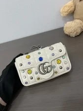 Gucci GG Marmont Mini Studs Chain 2