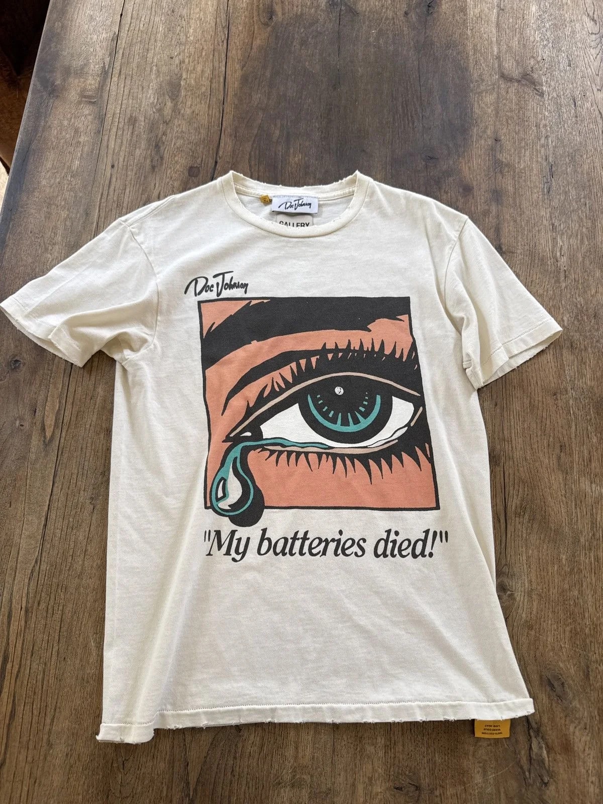 Gallery Dept. “My Batteries Died” Tee — streetwear — resale