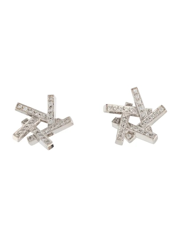 Tiffany & Co. — 18K Axis Studs — Jewelry — resale
