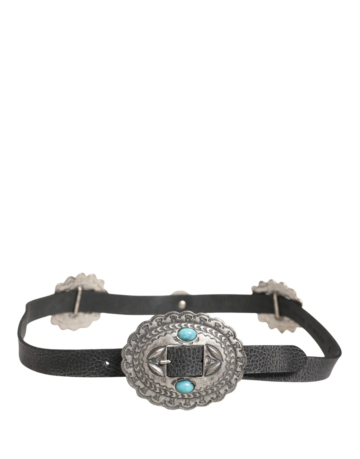 Cavalli Class — Cavalli Class Embellished Oval Buckle Belt — Accessory — resale