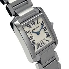 Cartier W51008Q3 Tank Francaise SM Ivory Quartz 3