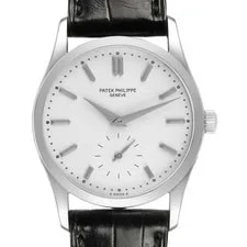 Patek Philippe — Patek Philippe Calatrava Midsize Platinum Manual 3796 3796P Box Paper — Watch — resale