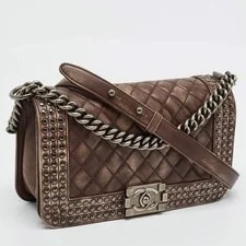 Chanel Faded Studs Boy Flap Medium 3