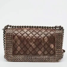 Chanel Faded Studs Boy Flap Medium 4