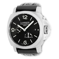 Panerai Stainless Steel 44mm PAM 321 Luminor 1950 3 Days GMT Warranty Box Minty 2