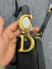 Pre‑owned Dior Medium Saddle 4