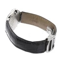 Cartier Ballon Bleu SM W4BB0008 28mm SS Leather Silver Dial Quartz #C274 3