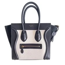 Celine — Celine Luggage Shopper White Gold Auth — Handbag — resale