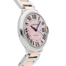 Cartier Ballon Bleu Steel Rose Gold Auto 36mm MOP Pink Bracelet W6920033 3