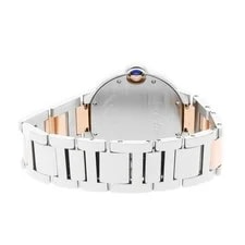 Cartier Ballon Bleu Steel Rose Gold Auto 36mm MOP Pink Bracelet W6920033 4