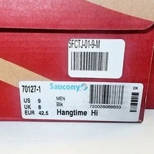 Saucony Packer US 9 Retro Hangtime Hi 70127 1 New 3