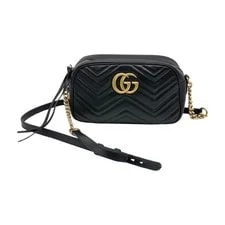 Gucci — Gucci GG Marmont Matelassé Small Camera Zip Crossbody — Handbag — resale
