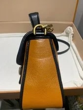 Auth Gucci GG Marmont Matelasse Top Handle Crossbody 3