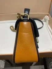 Auth Gucci GG Marmont Matelasse Top Handle Crossbody 4