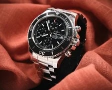 Breitling Superocean Chronograph 42mm Automatic Cosc Black/Steel A13311 RRP£4650 3