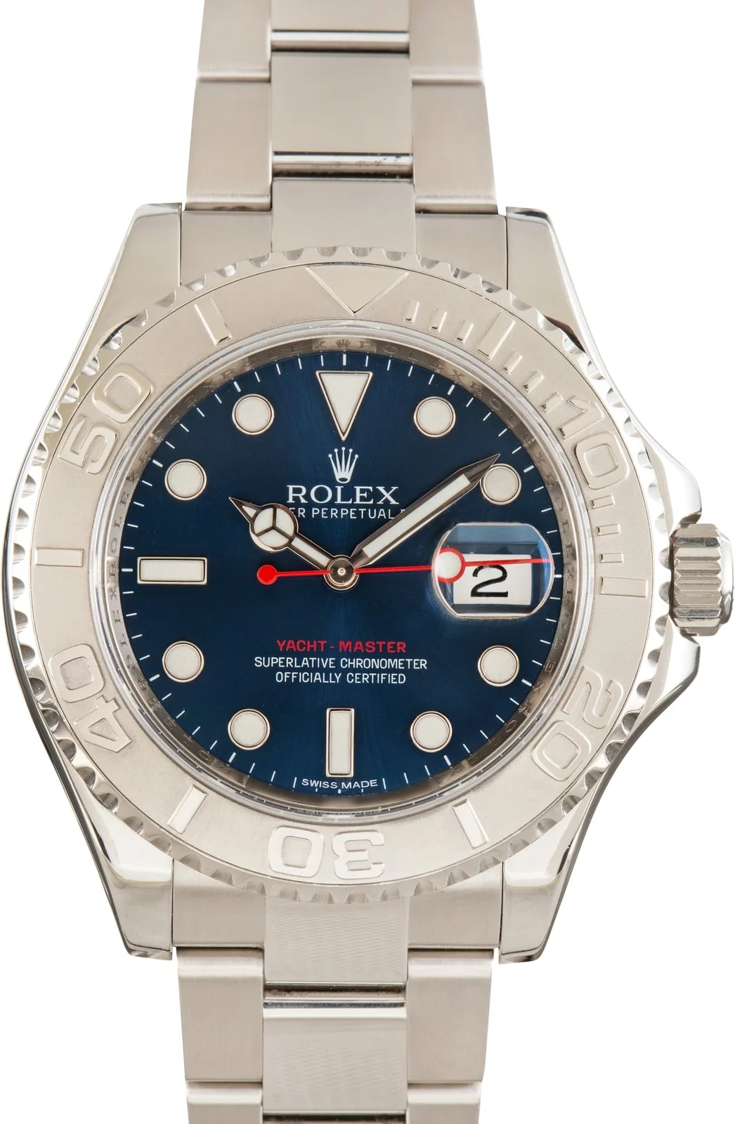 Rolex Yacht-Master 40 Blue Dial Ref 116622 4