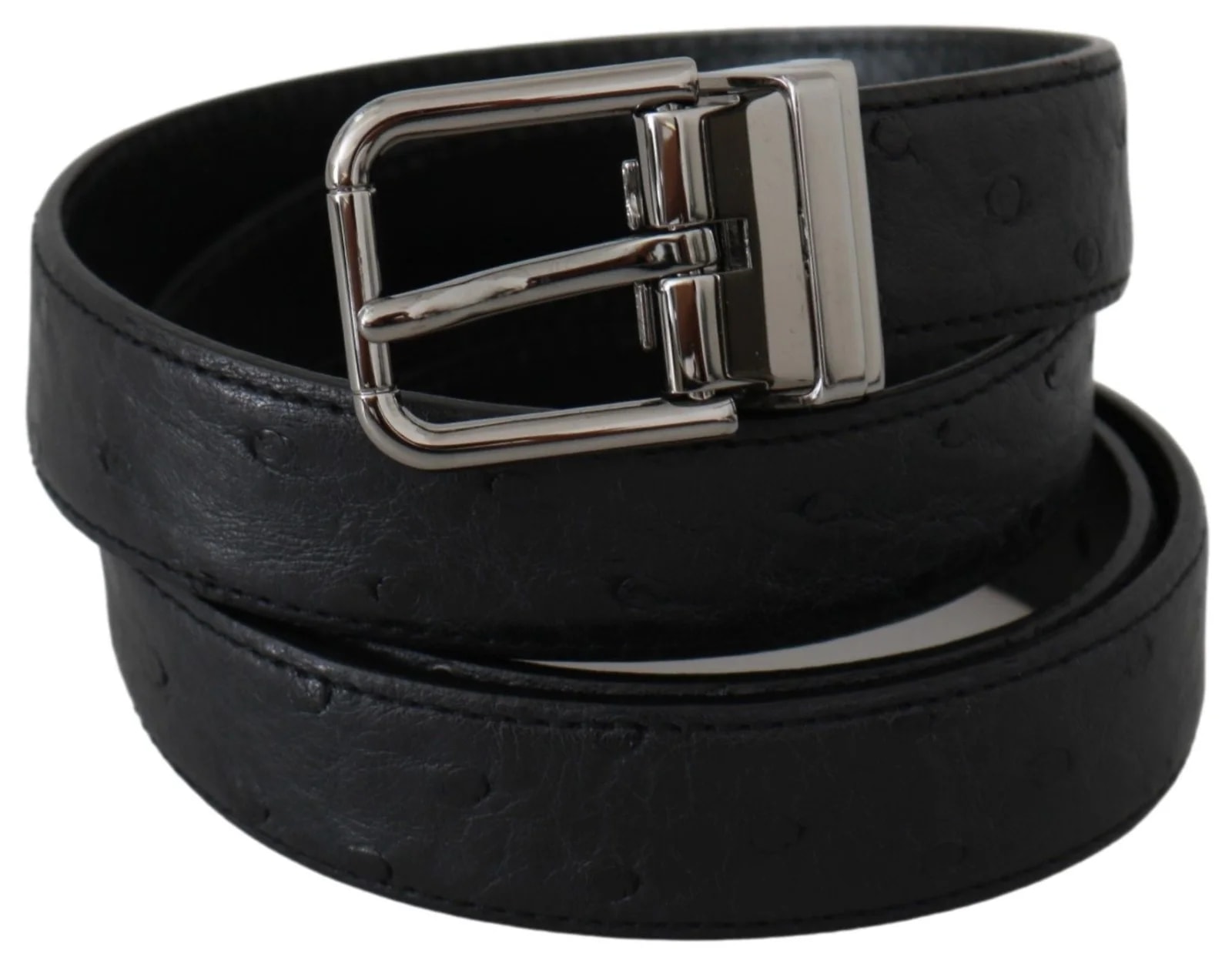 Dolce & Gabbana Exotic Skin Pattern Buckle Belt 2