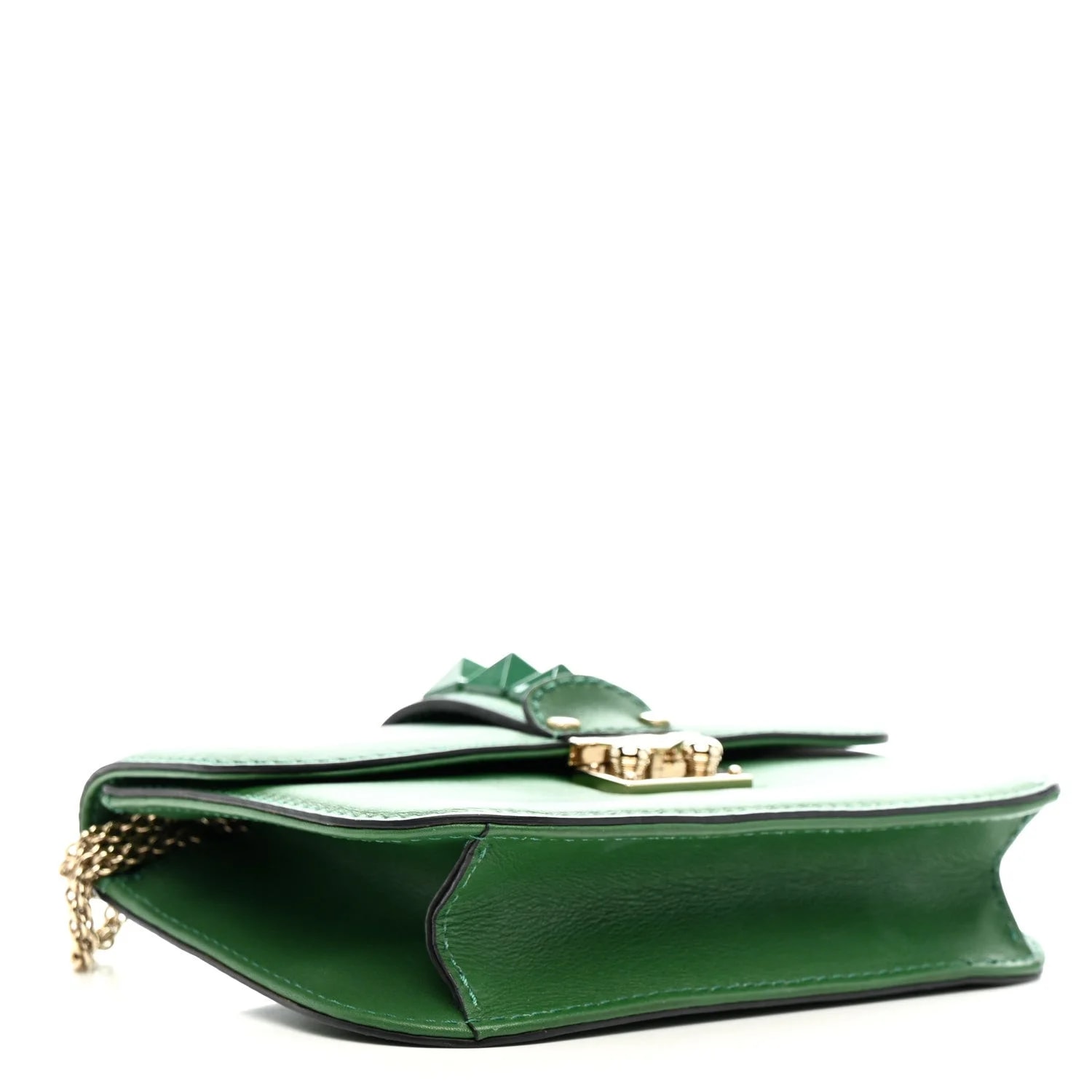Vitello Small Glam Lock Rockstud Flap Gea 4