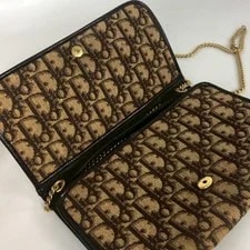 Christian Dior Trotter Chain Saddle Auth 3
