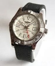 Breitling A32390 Avenger II GMT 43mm, Box/Papers, White Dial 2