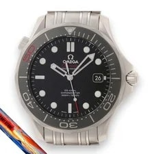 Omega — Omega Seamaster Diver 300M Bond 50th Anniversary Stainless Steel Black Dial — Watch — resale
