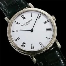 Patek Philippe Calatrava 5120G-001 34mm 18K White Gold White #SU1154 2
