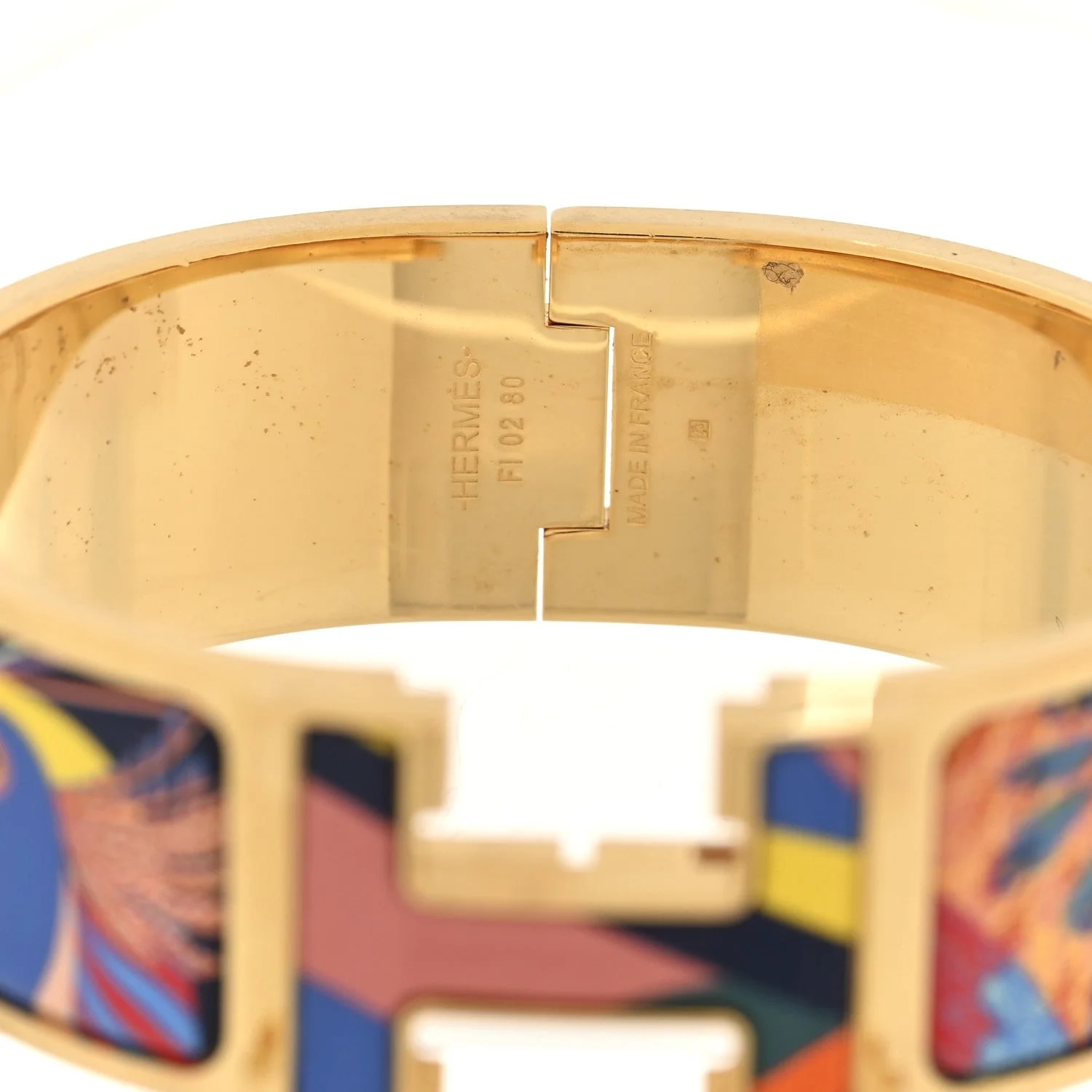 Enamel Printed Space Derby Wide Clic Clac H 4