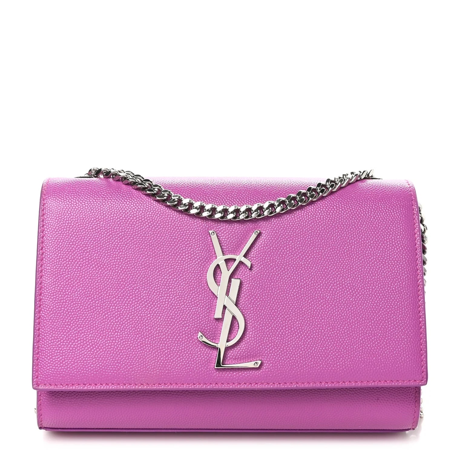 Saint Laurent — Grain de Poudre Small Classic Kate Satchel Light — Handbag — resale