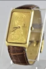 Case — Corum 24k 15 Gram Ingot Dial and 18k Gold Case — Watch — resale