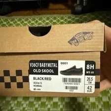Vans Babymetal Old Skool V36CF 26.5cm US8.5 Limited Edition Try Only 3