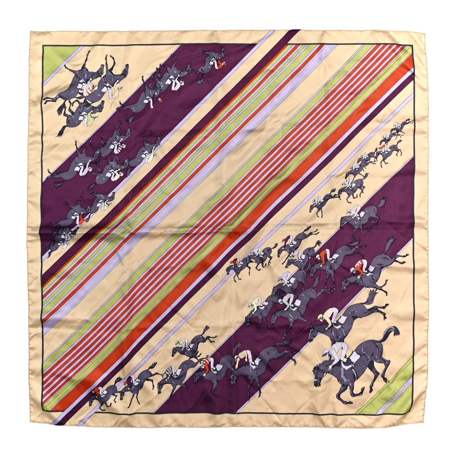 Hermès — les Courses Scarf 45 — Accessory — resale